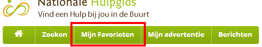 Een advertentie opslaan als favoriet